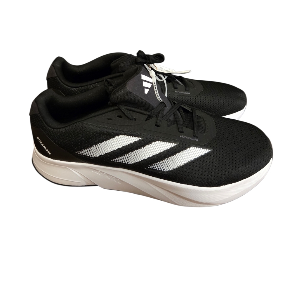 adidas Duramo SL Men's Black and White Athletic Casual Running Shoes